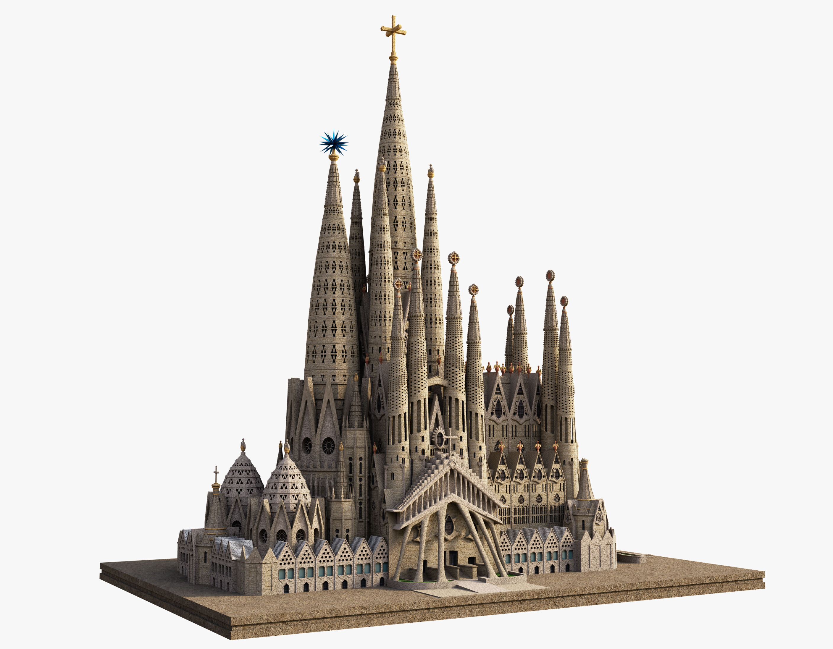 Sagrada Familia 3D model_2
