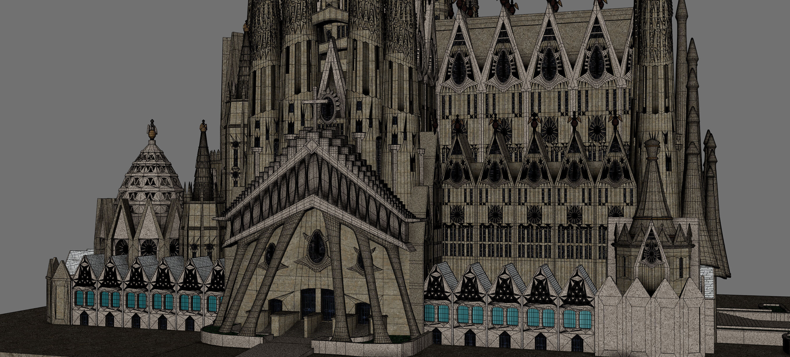 Sagrada Familia 3D model_14