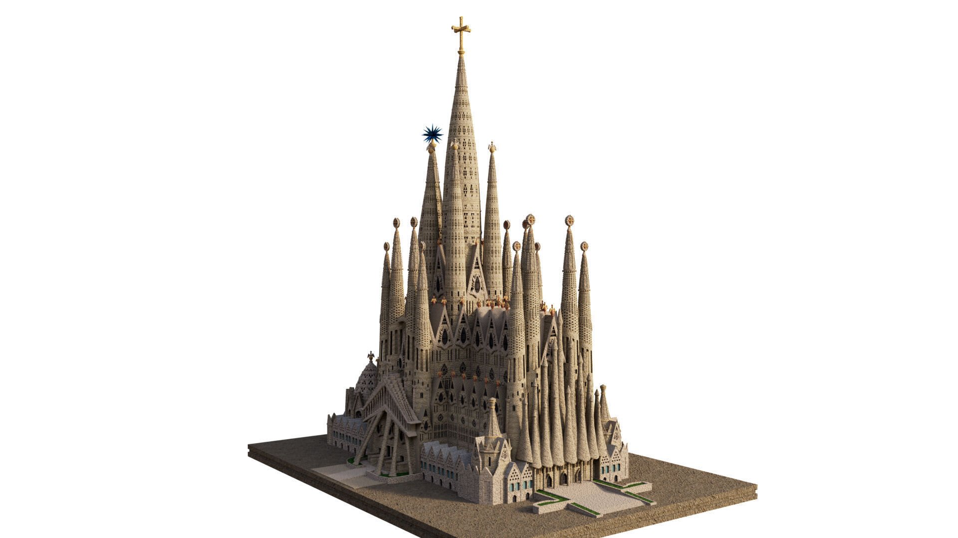 Sagrada Familia 3D model_9