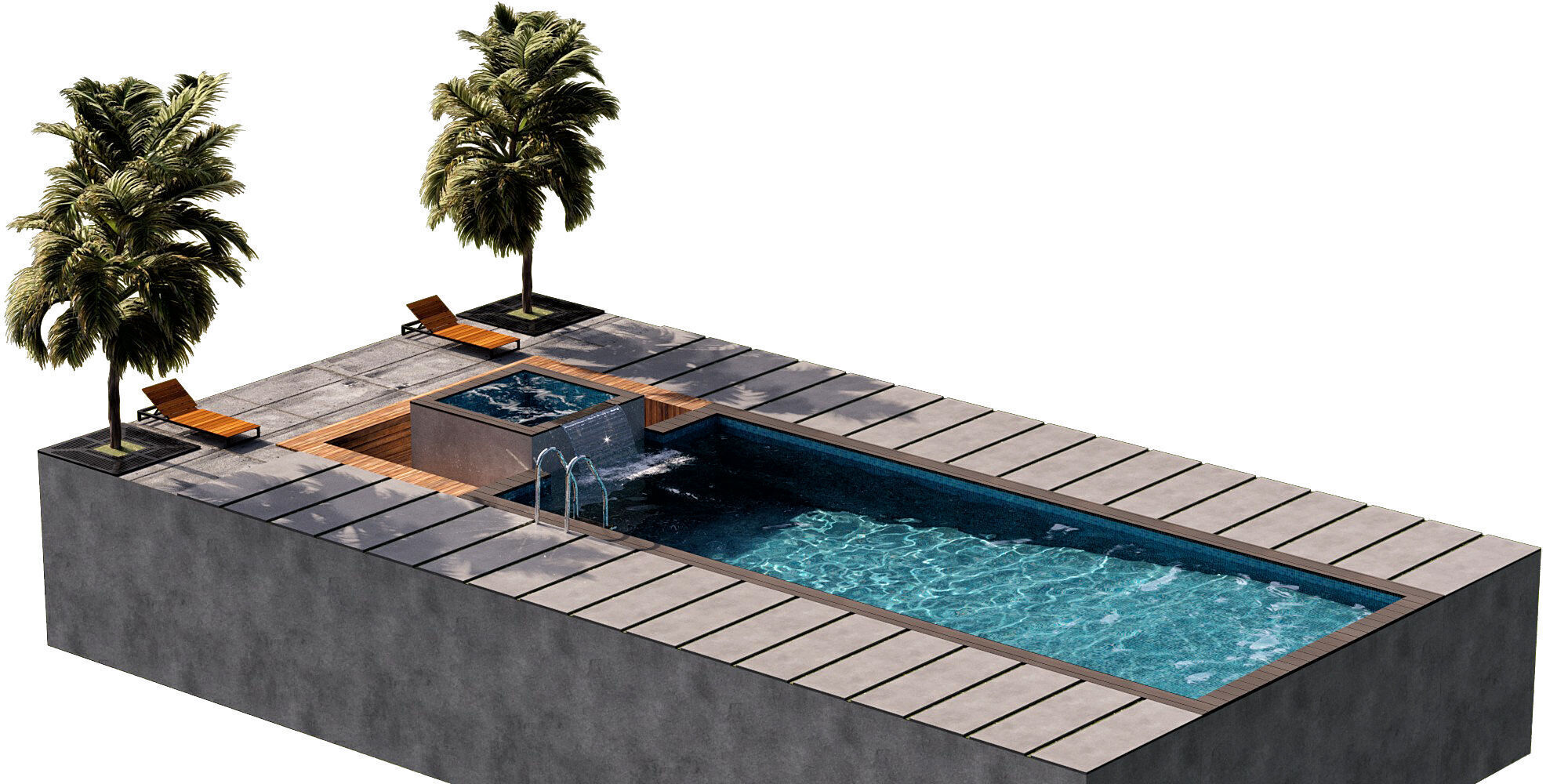 SWIMMING POOL NO16 A 3D model_3