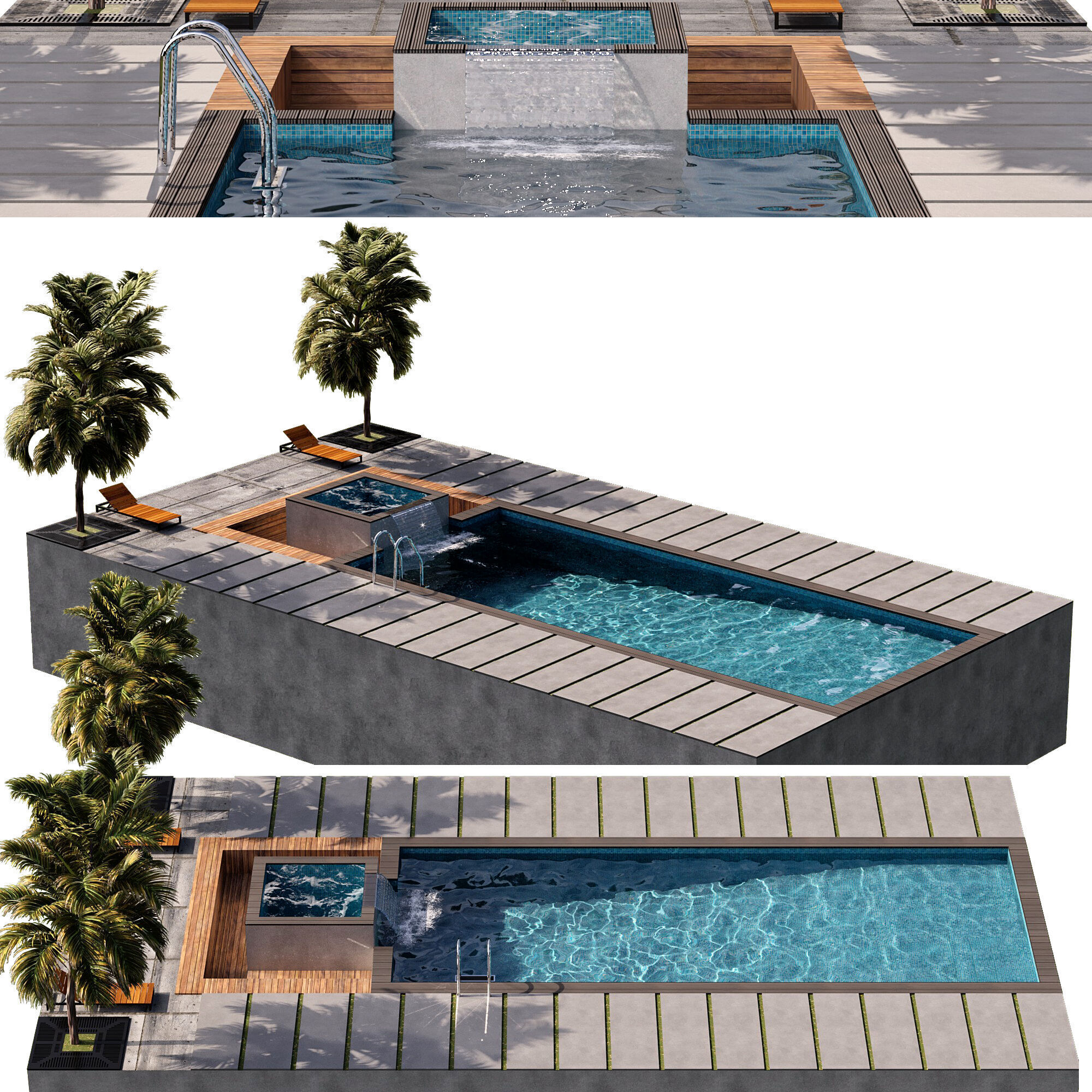 SWIMMING POOL NO16 A 3D model_2