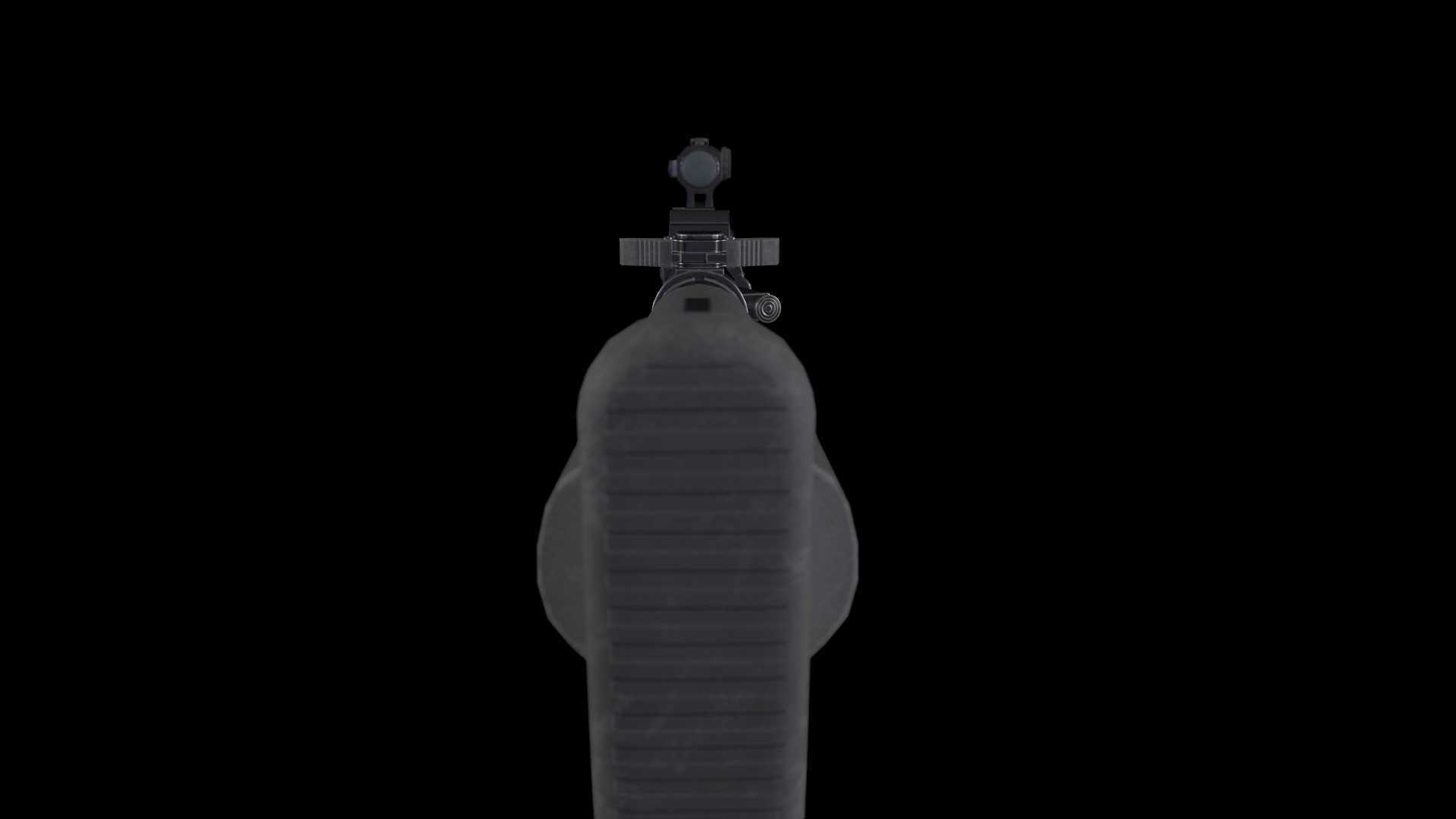 AR15 Rifle Low-poly 3D model_6