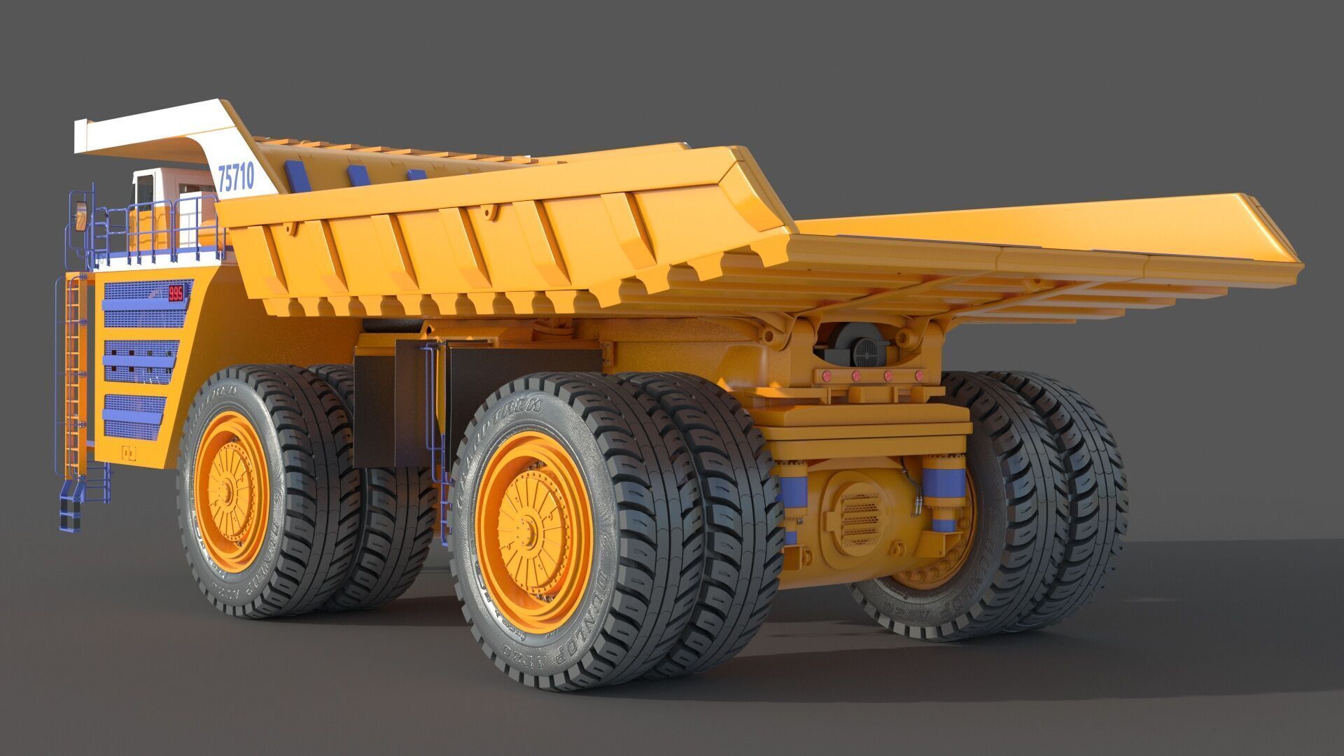 Belaz 75710 Mining Truck 3D model_5