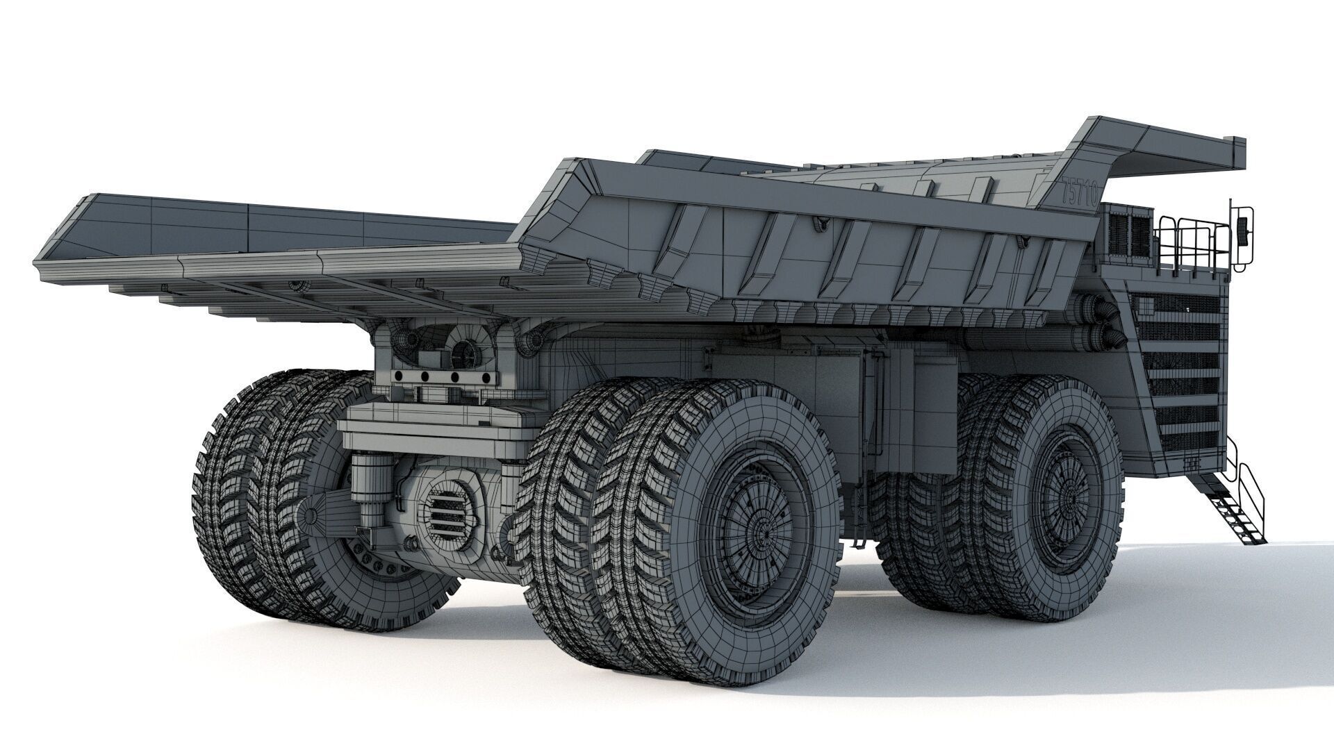 Belaz 75710 Mining Truck 3D model_15