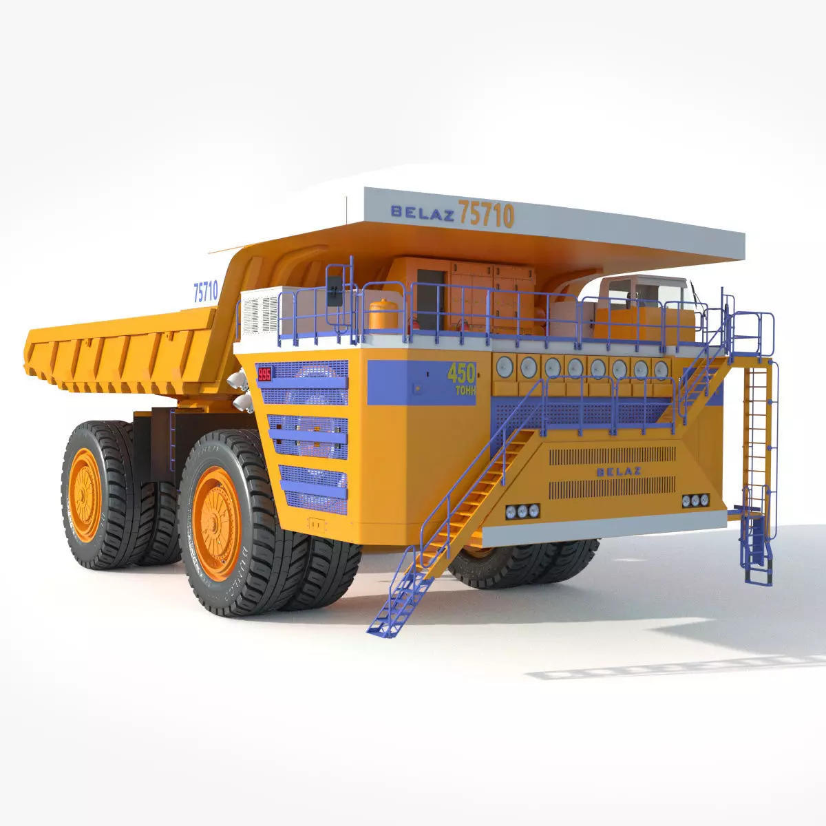 Belaz 75710 Mining Truck 3D model_0