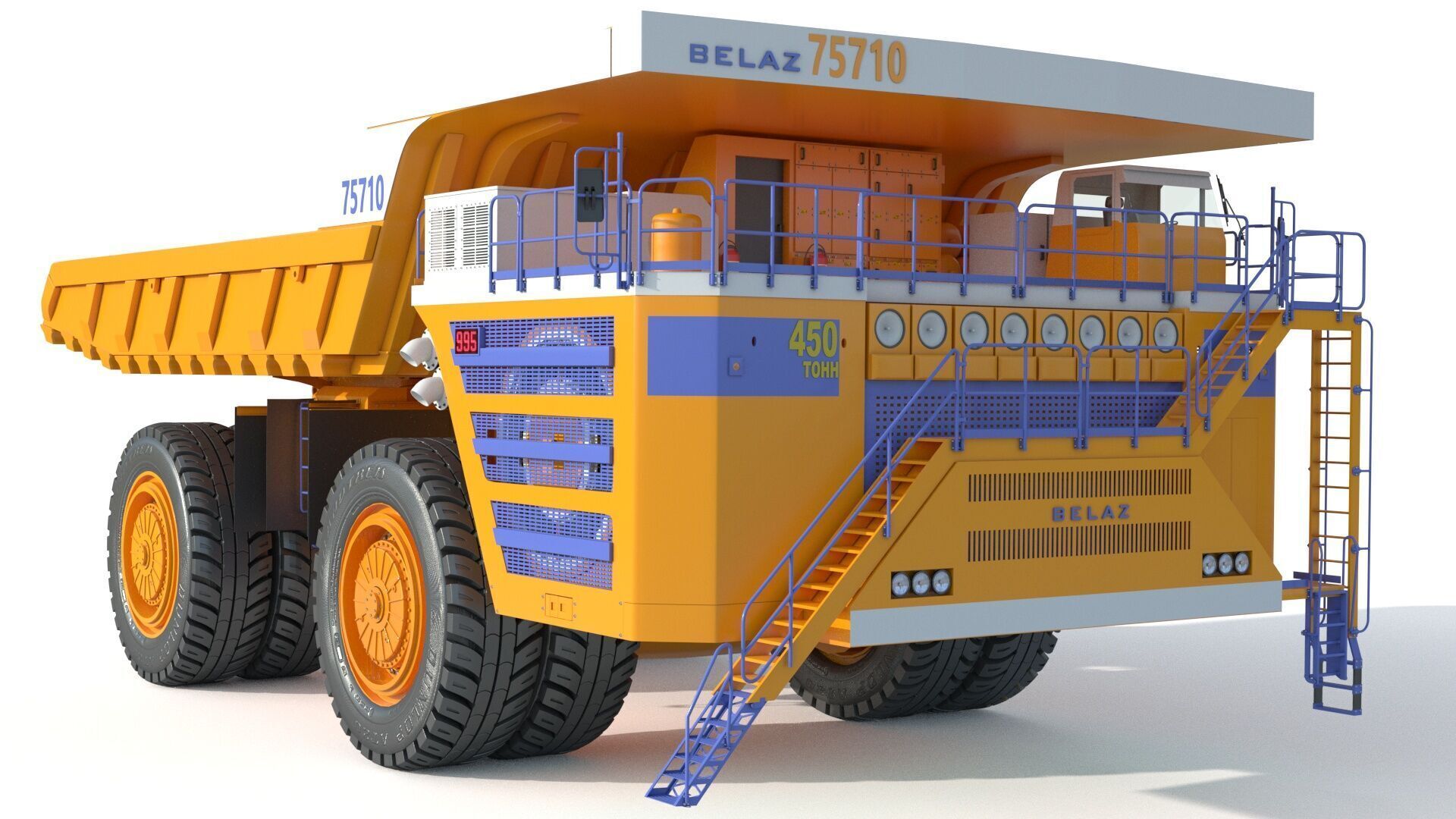 Belaz 75710 Mining Truck 3D model_1