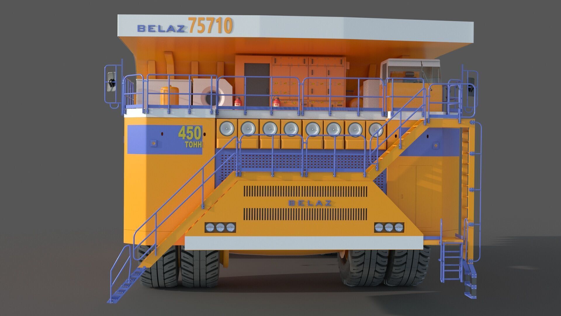 Belaz 75710 Mining Truck 3D model_3