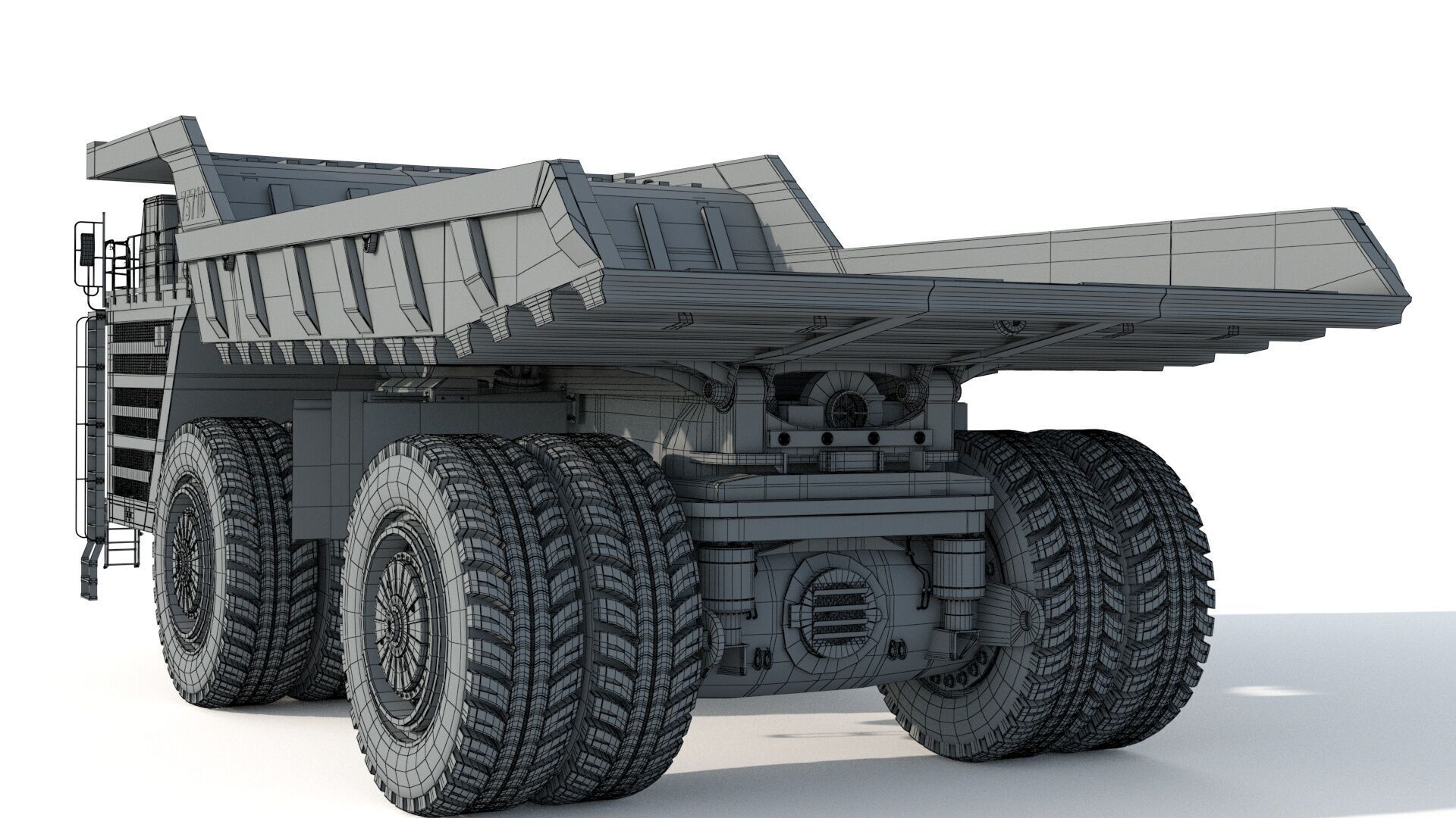 Belaz 75710 Mining Truck 3D model_14