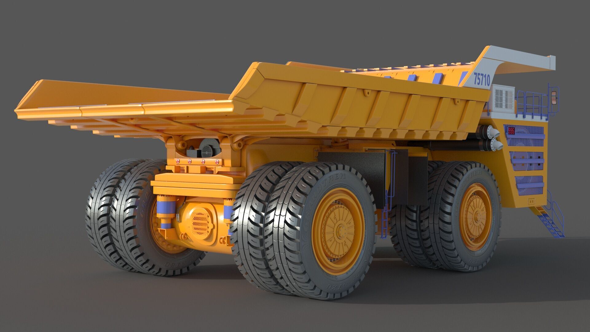 Belaz 75710 Mining Truck 3D model_6