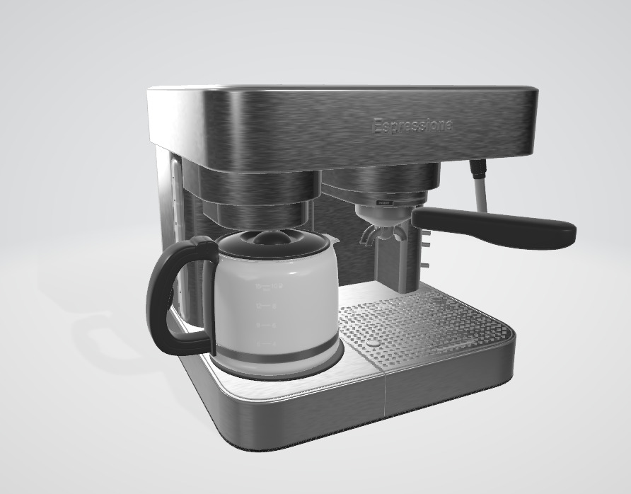 Rommelsbacher EKS 3010 Low-poly 3D model_2