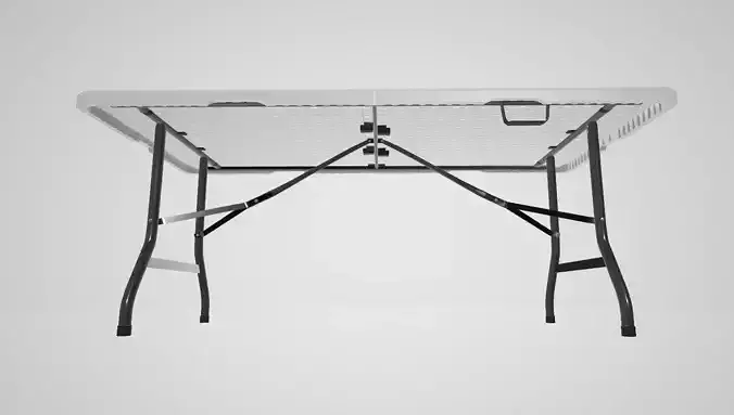 Rectangular Commercial Grade Stackable Folding Utility Table