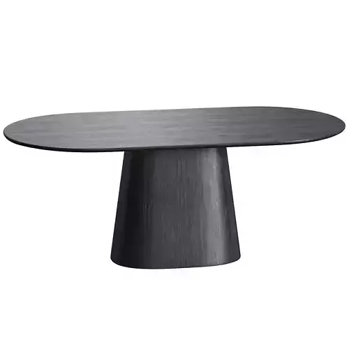 Beth Oval Dining Table Low-poly 3D model
