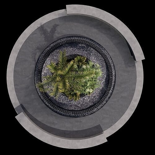 WATERFALL FOUNTAIN CASCADE  NO9 A 3D model 6