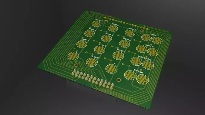 PCB Board Silicone Keypad