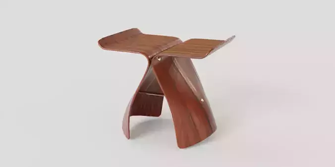 Butterfly Stool Inspired by Sori Yanagi Design