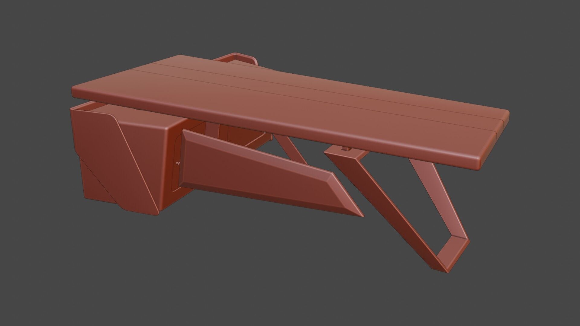 Modern Desk 3D model_18