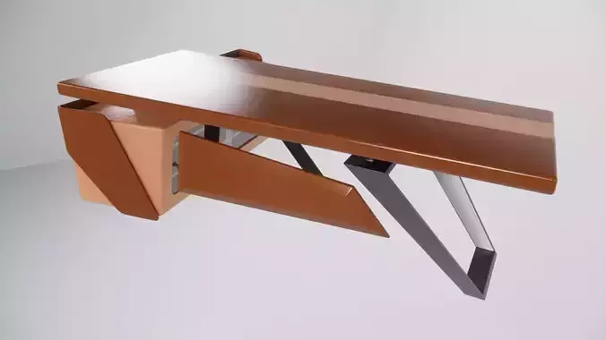 Modern Desk 3D model