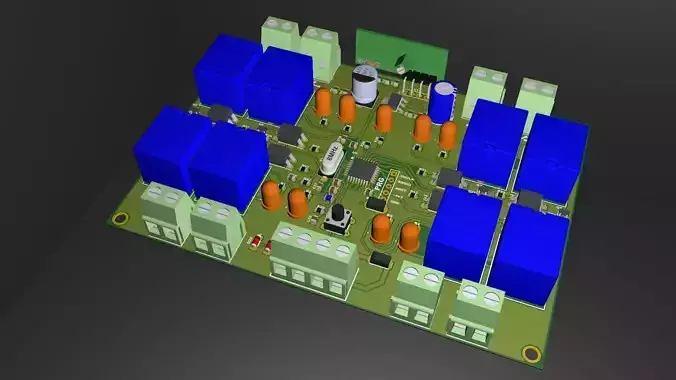PCB Board 8 channel milon Relay