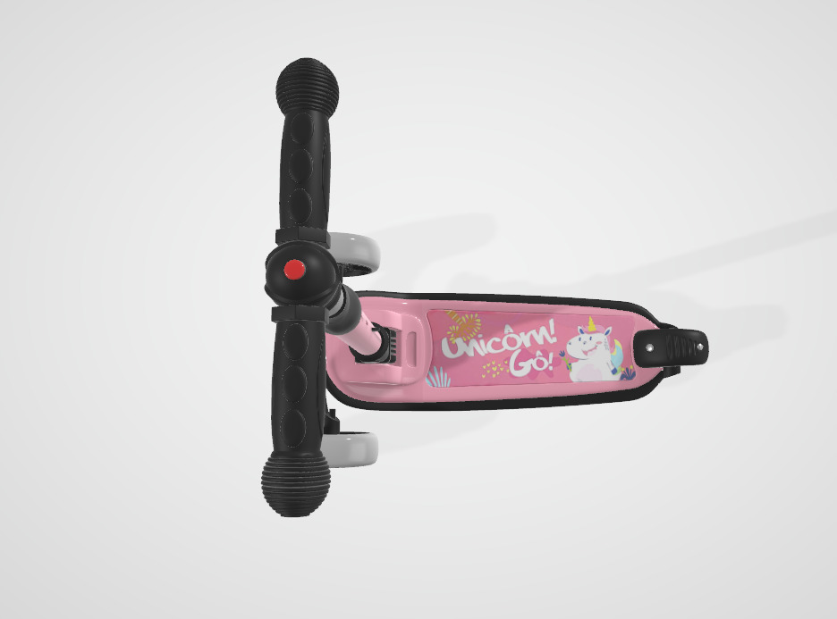 besrey Toddler Scooter Low-poly 3D model_2