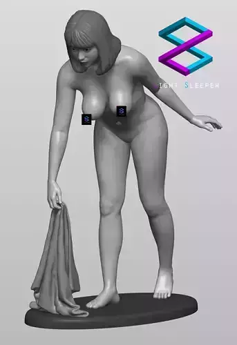 Nude Girl 3D print model