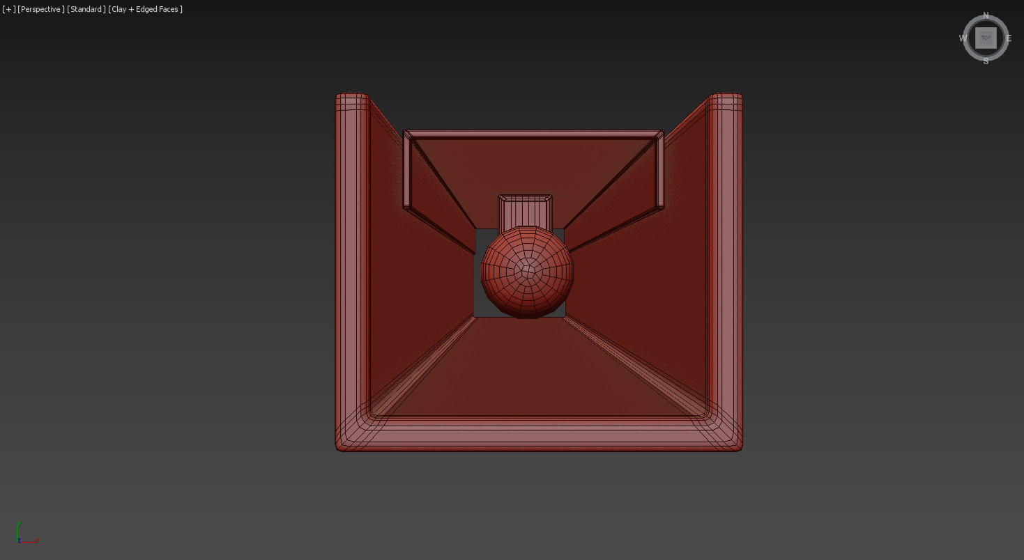 Alabaster Chandelier 3D model_25