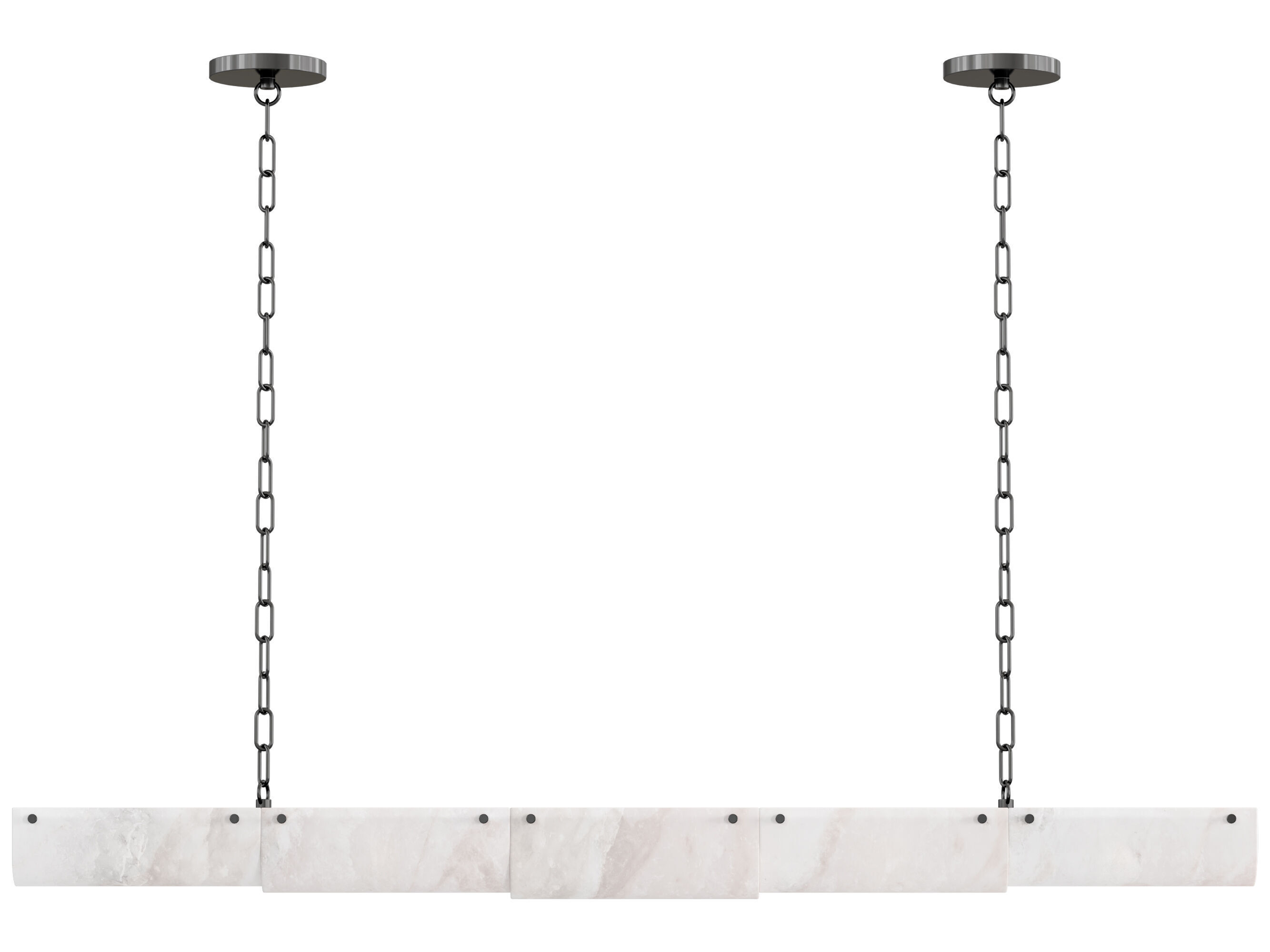 Alabaster Chandelier 3D model_5