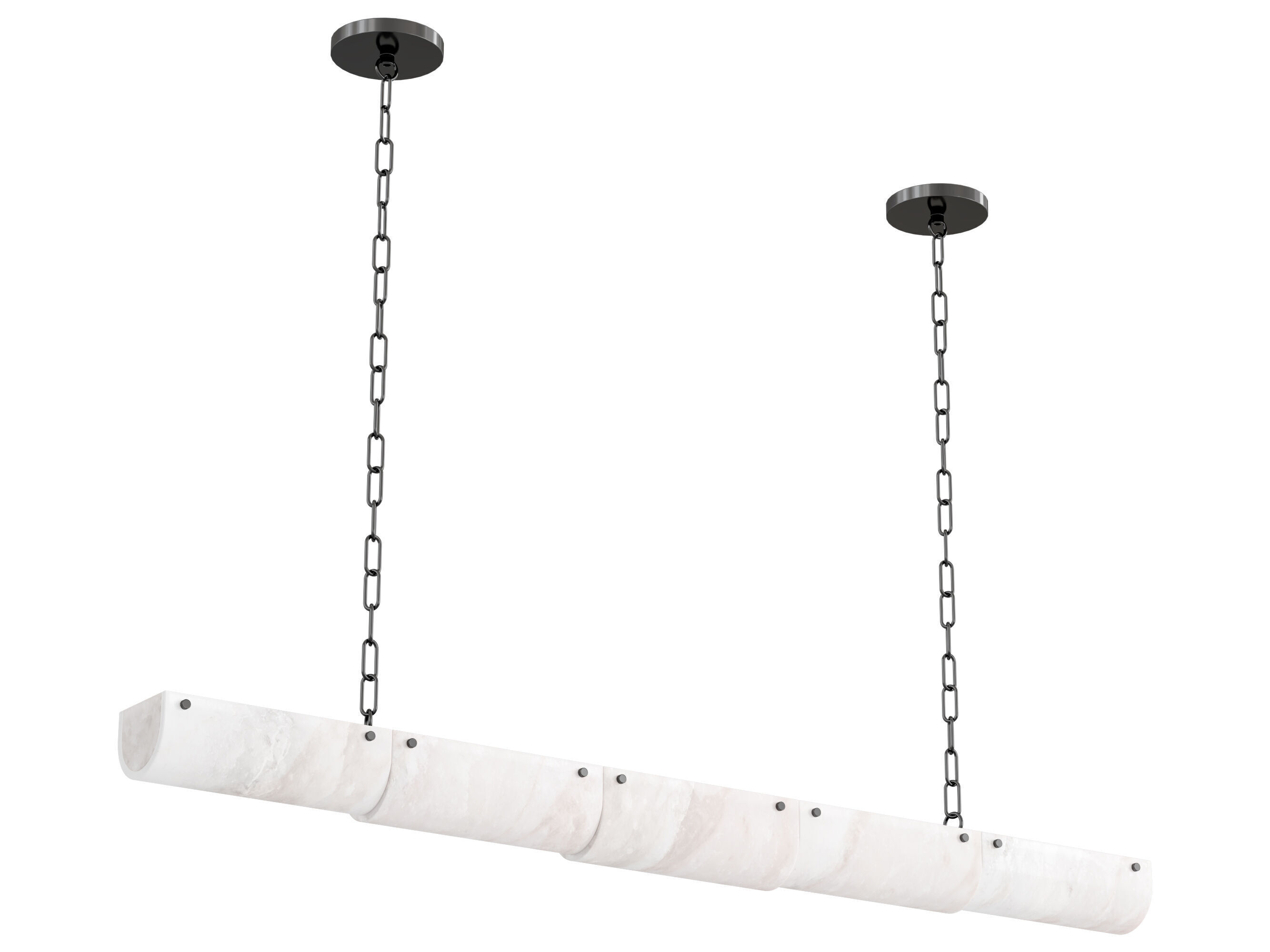 Alabaster Chandelier 3D model_1