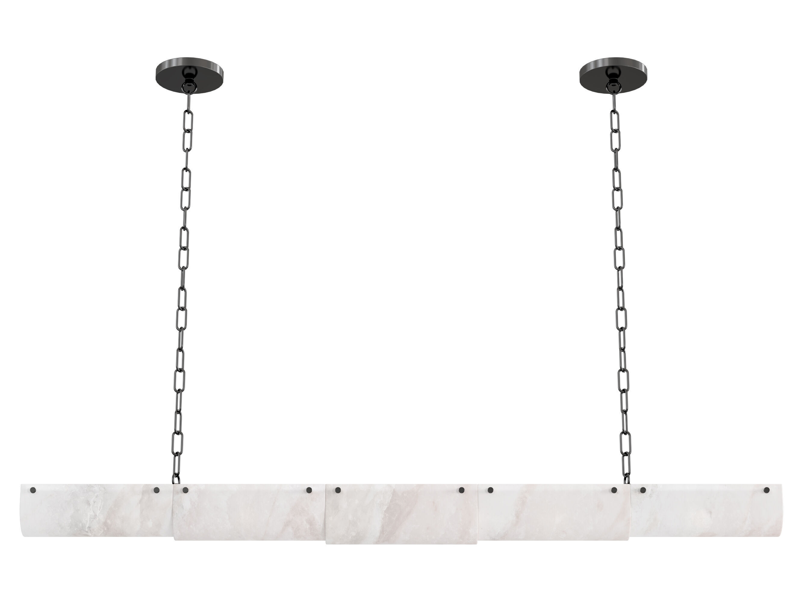 Alabaster Chandelier 3D model_3