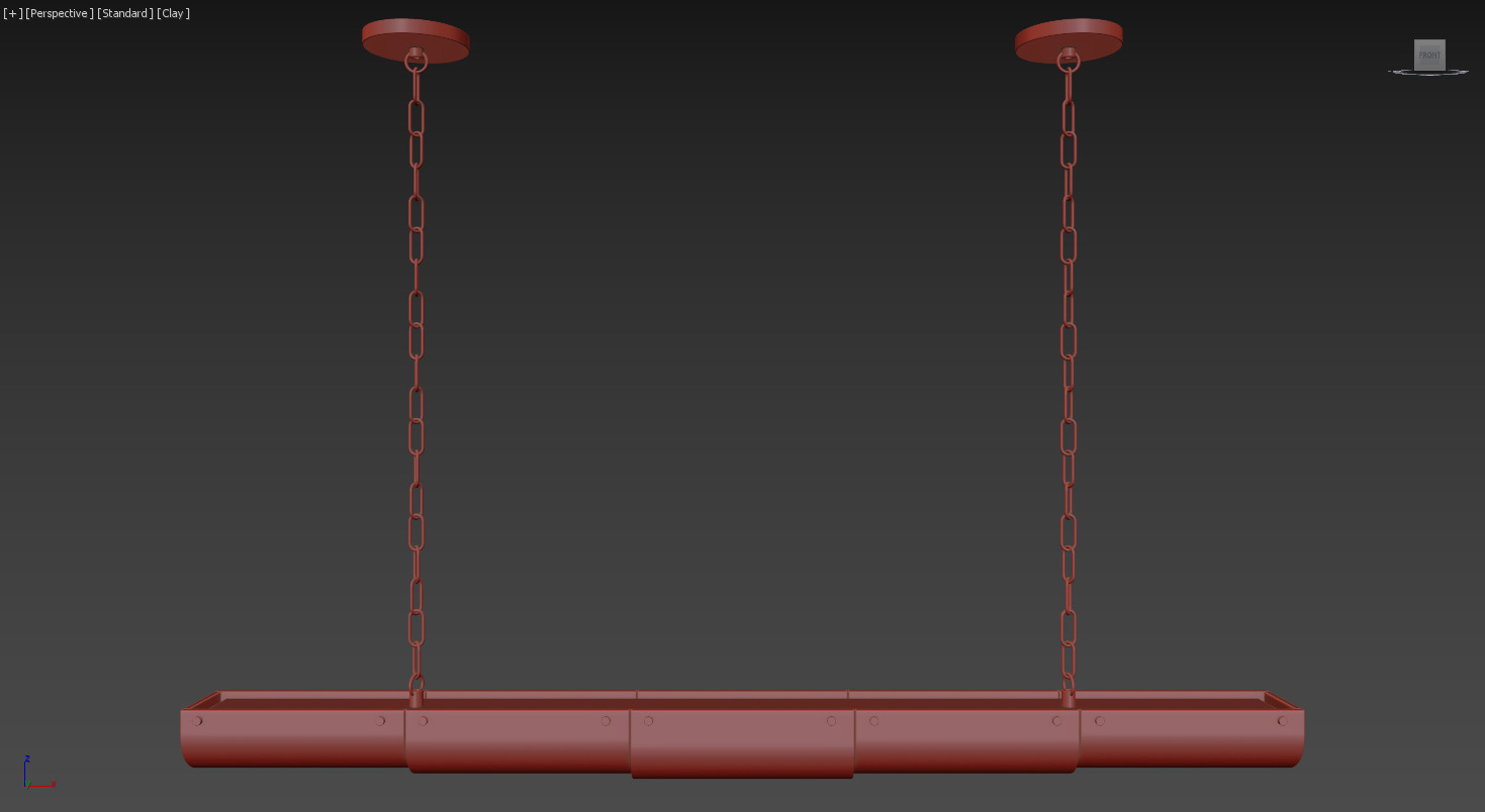 Alabaster Chandelier 3D model_12