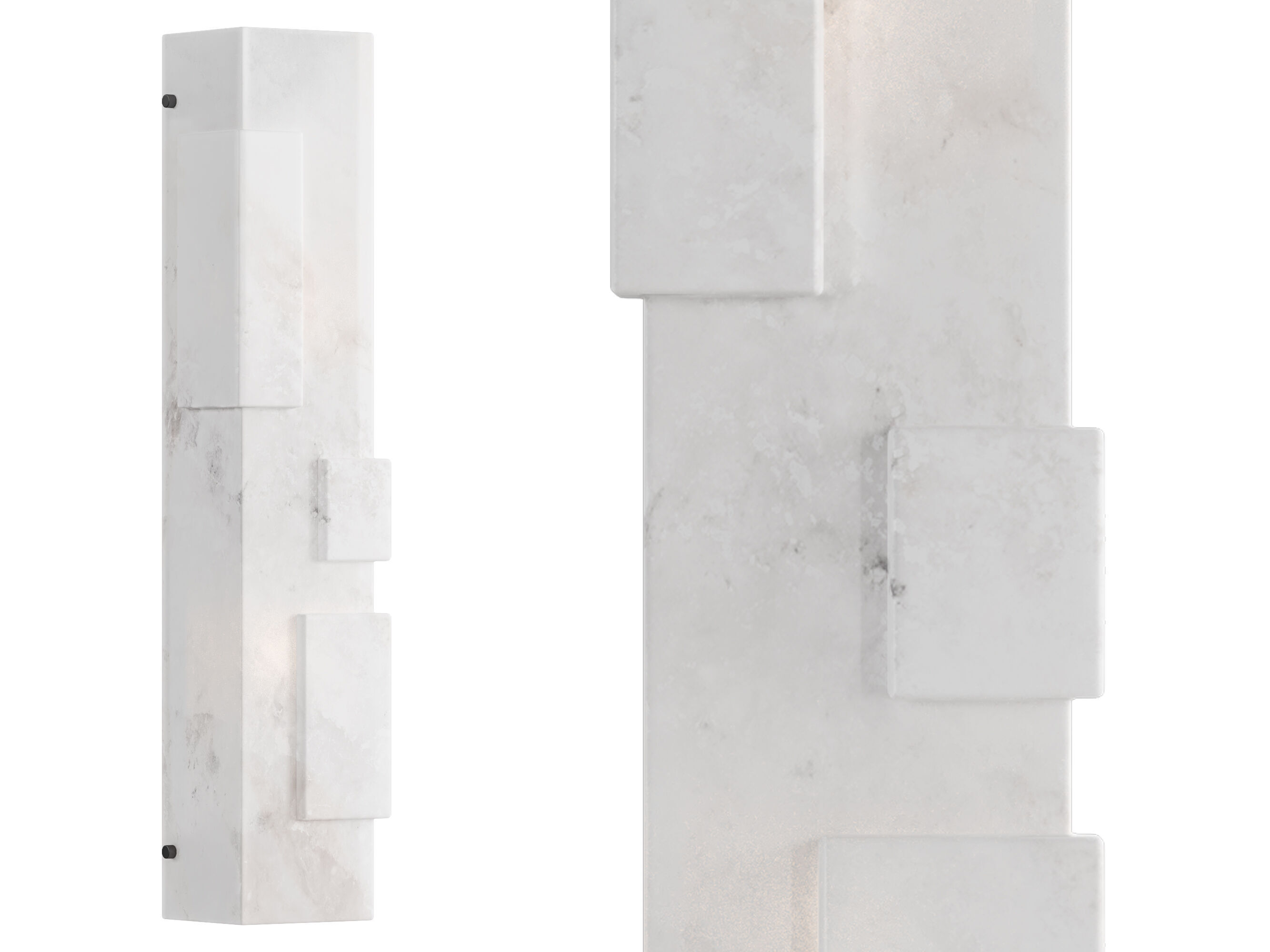 Alabaster Chandelier 3D model_24