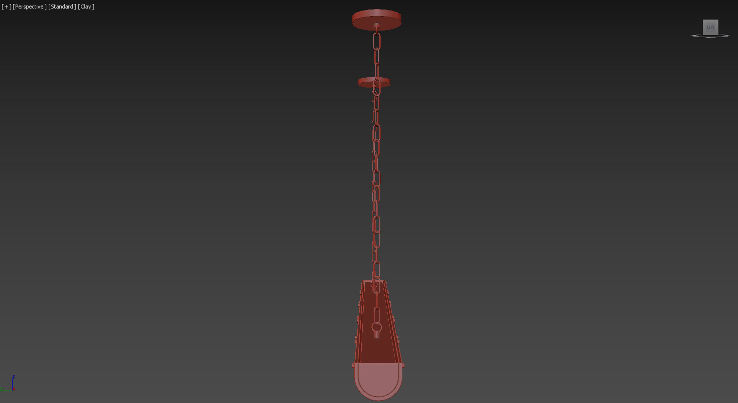 Alabaster Chandelier 3D model_11