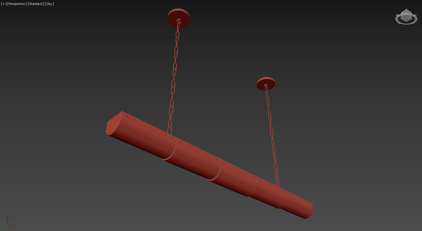 Alabaster Chandelier 3D model_10