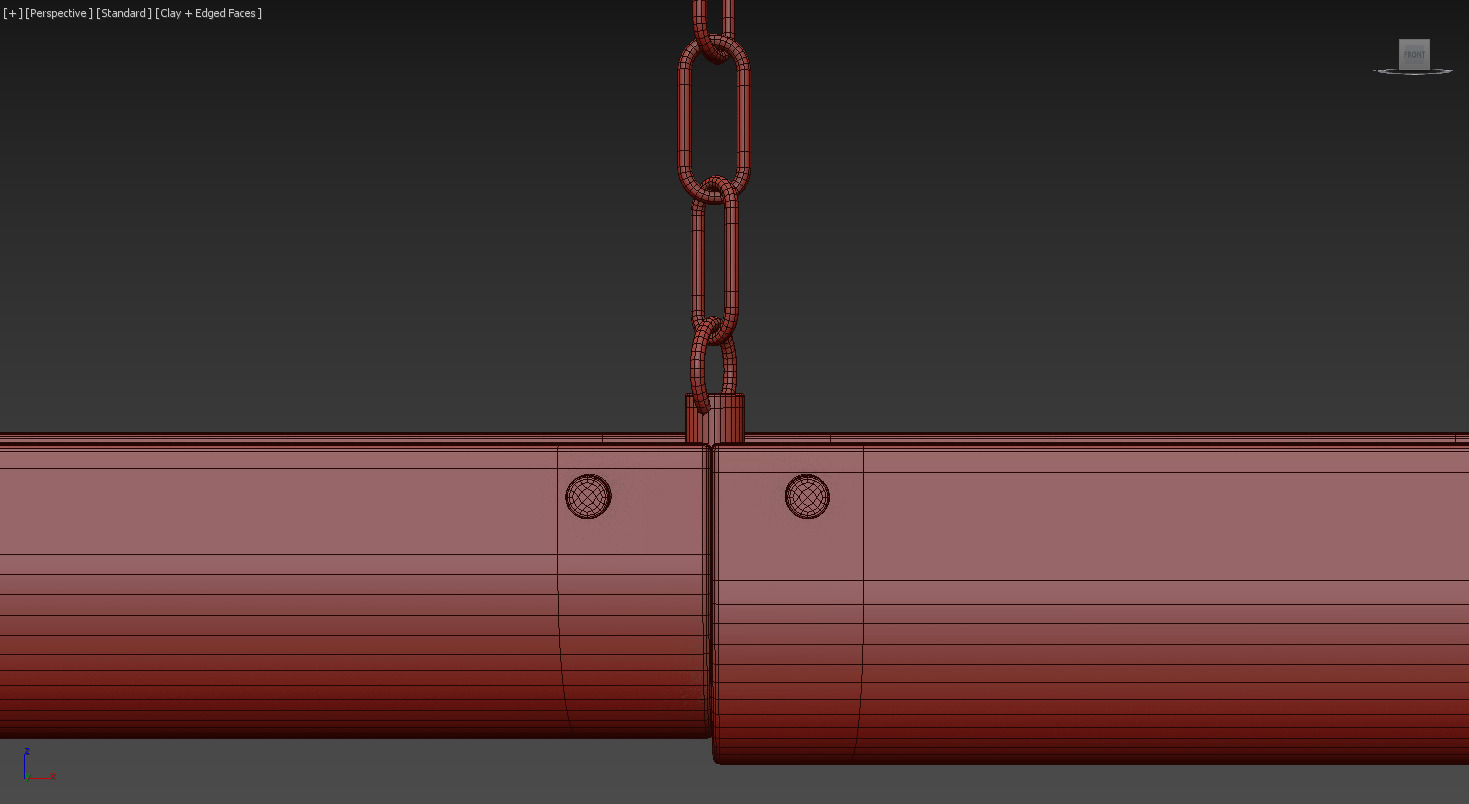 Alabaster Chandelier 3D model_13