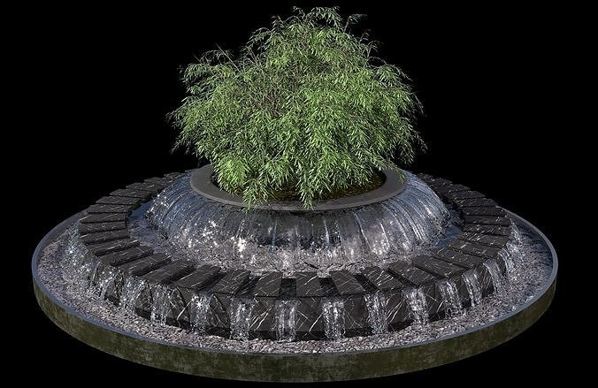 WATERFALL FOUNTAIN CASCADE  NO10 A 3D model