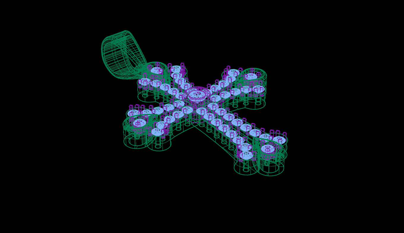 Cross Pendant Necklace with Diamond - 3D Printable CAD Module  3D print model_15