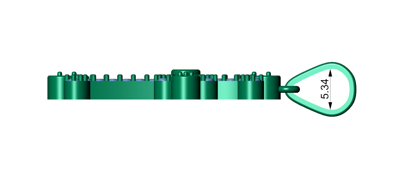 Cross Pendant Necklace with Diamond - 3D Printable CAD Module  3D print model_17