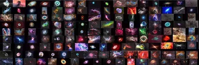 Nebulas Collection 3D model