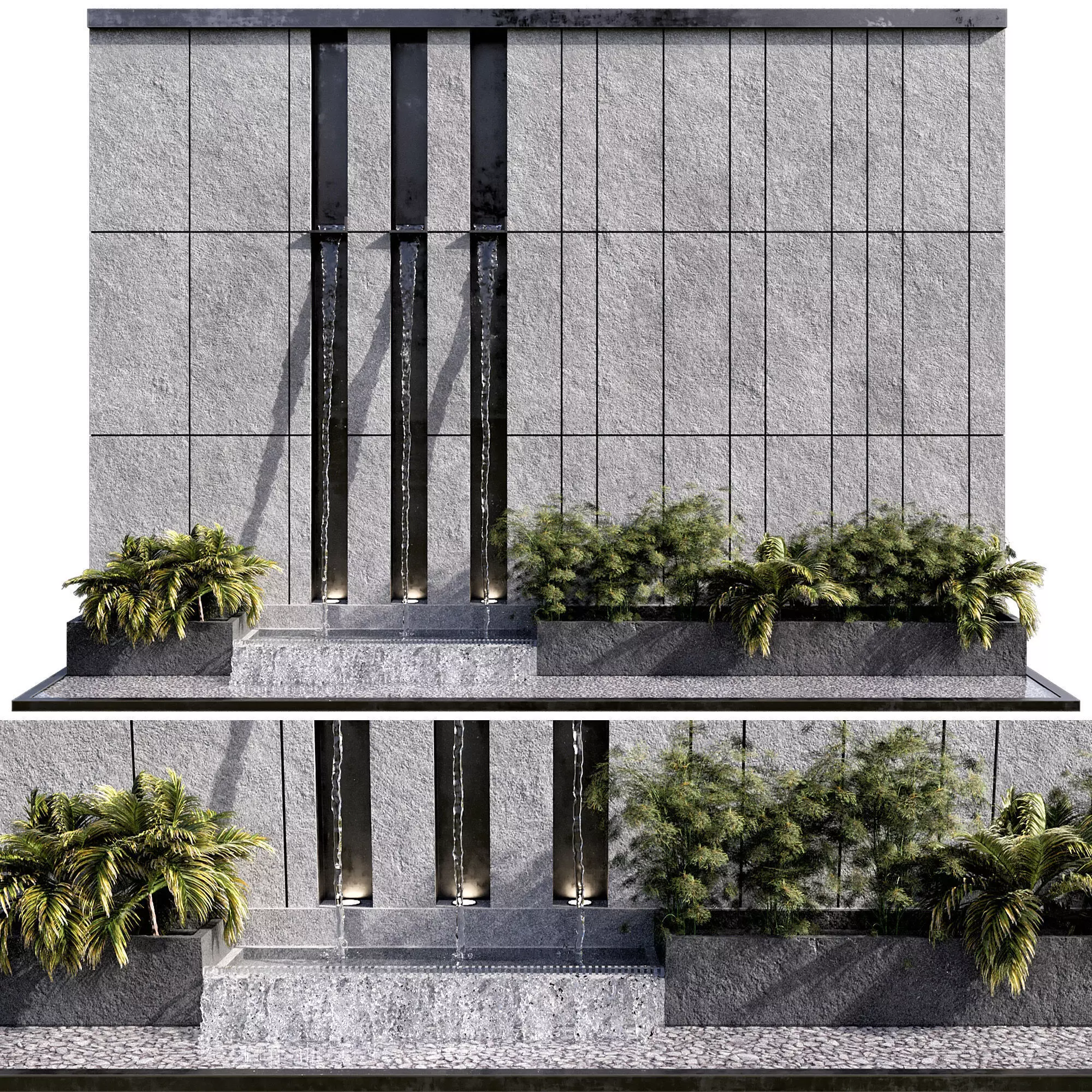 WATERFALL FOUNTAIN CASCADE NO15 A 3D model