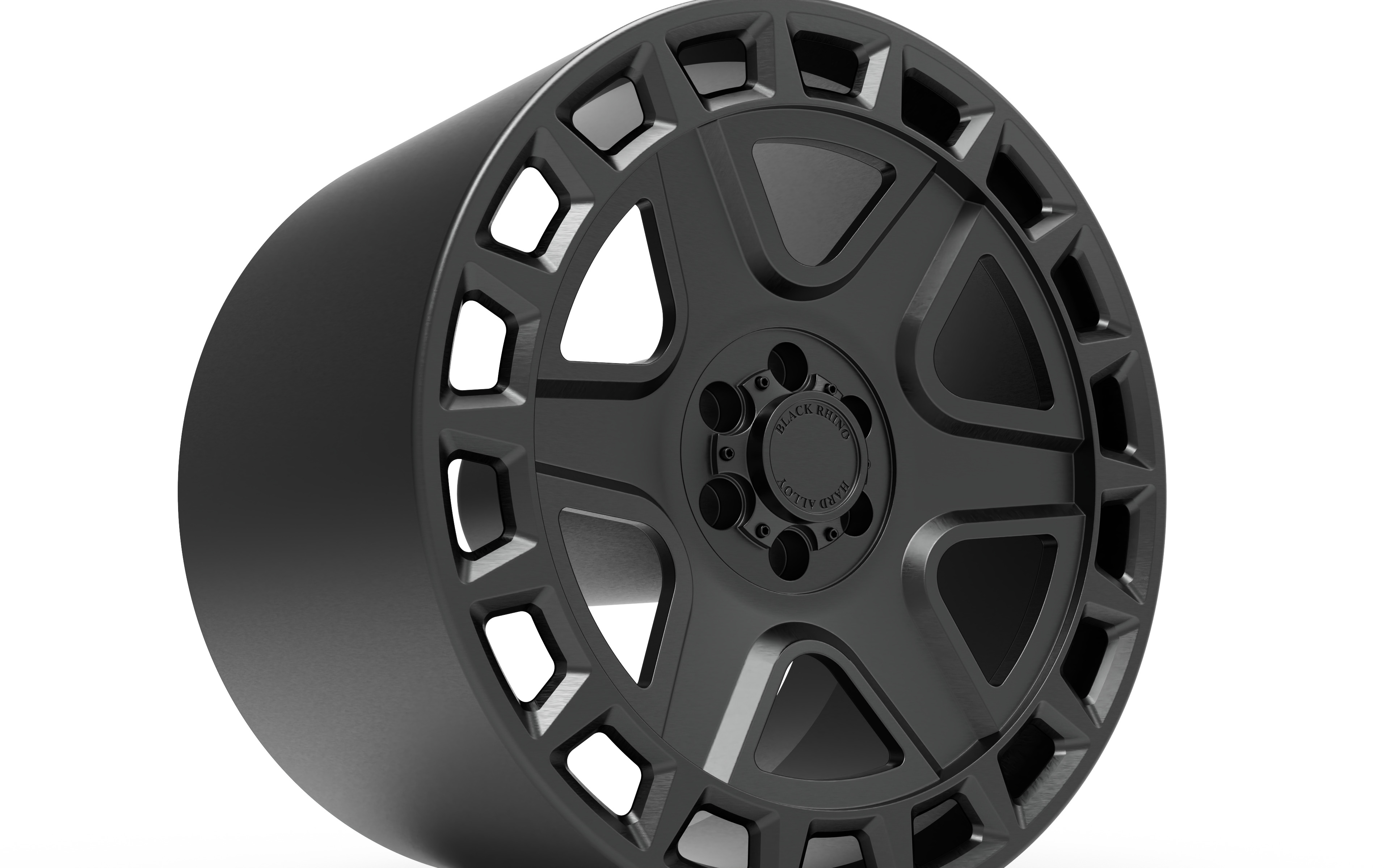BLACK RHINO 6 spokes york 3D print model_3