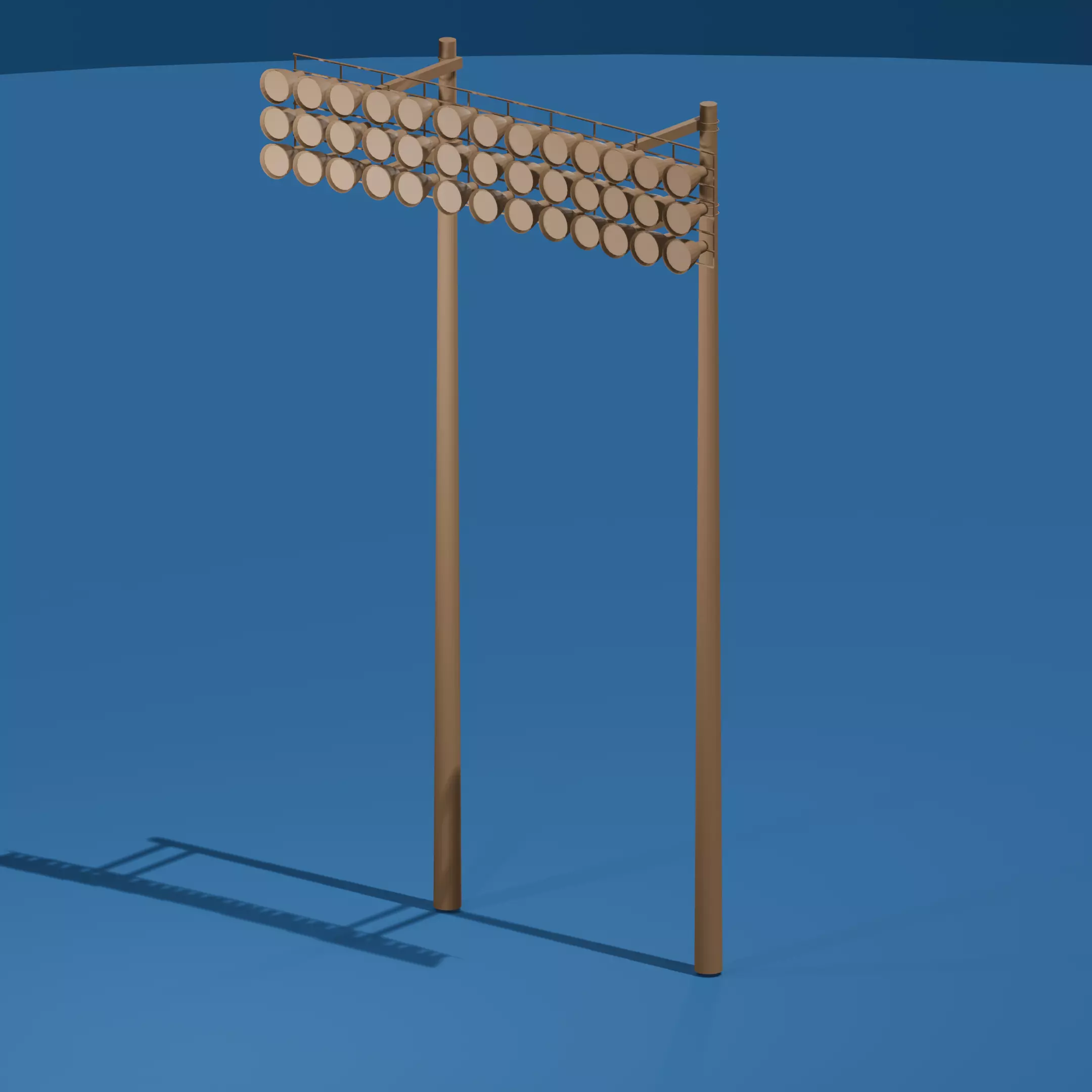 Stadium lights 3D print model