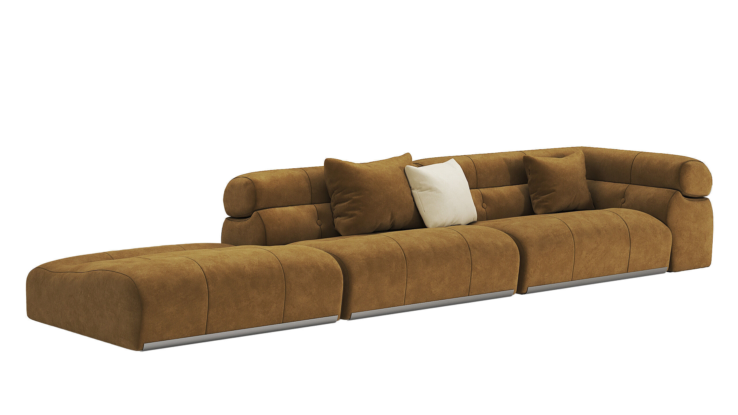 Coupe modular corner sofa by Minotti 3D model_3