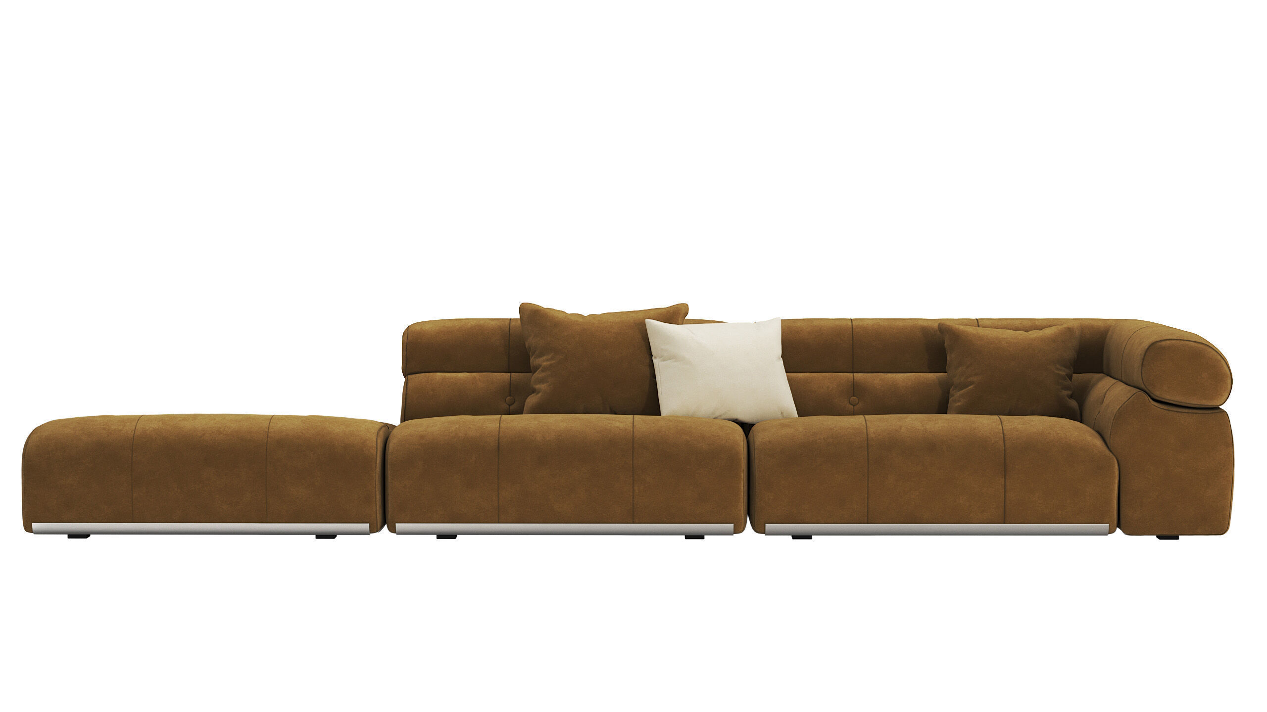 Coupe modular corner sofa by Minotti 3D model_2