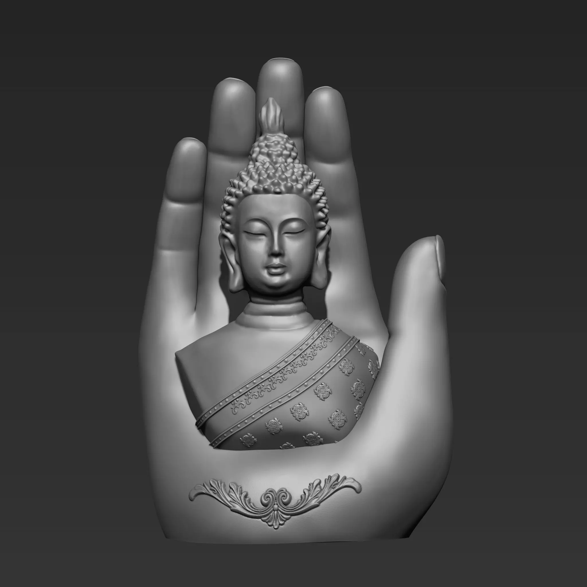 Buddha 3d model 3D print model