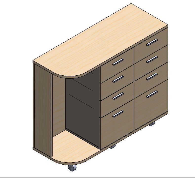 Storage Cabinet  3D model_4