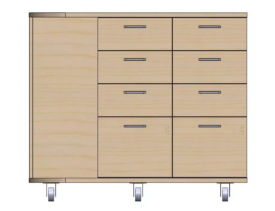 Storage Cabinet  3D model_0