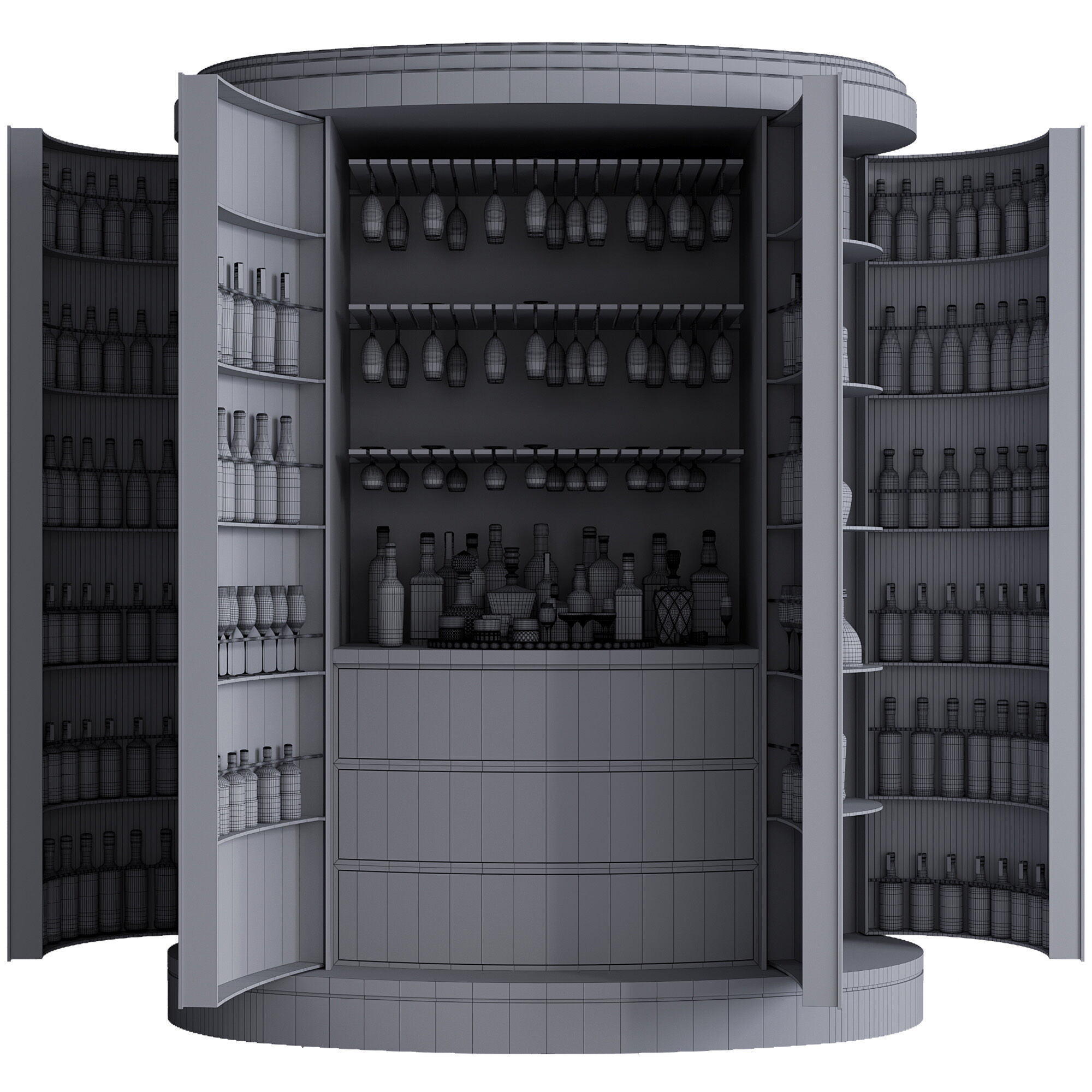 WINE CELLAR NO9 A 3D model_10