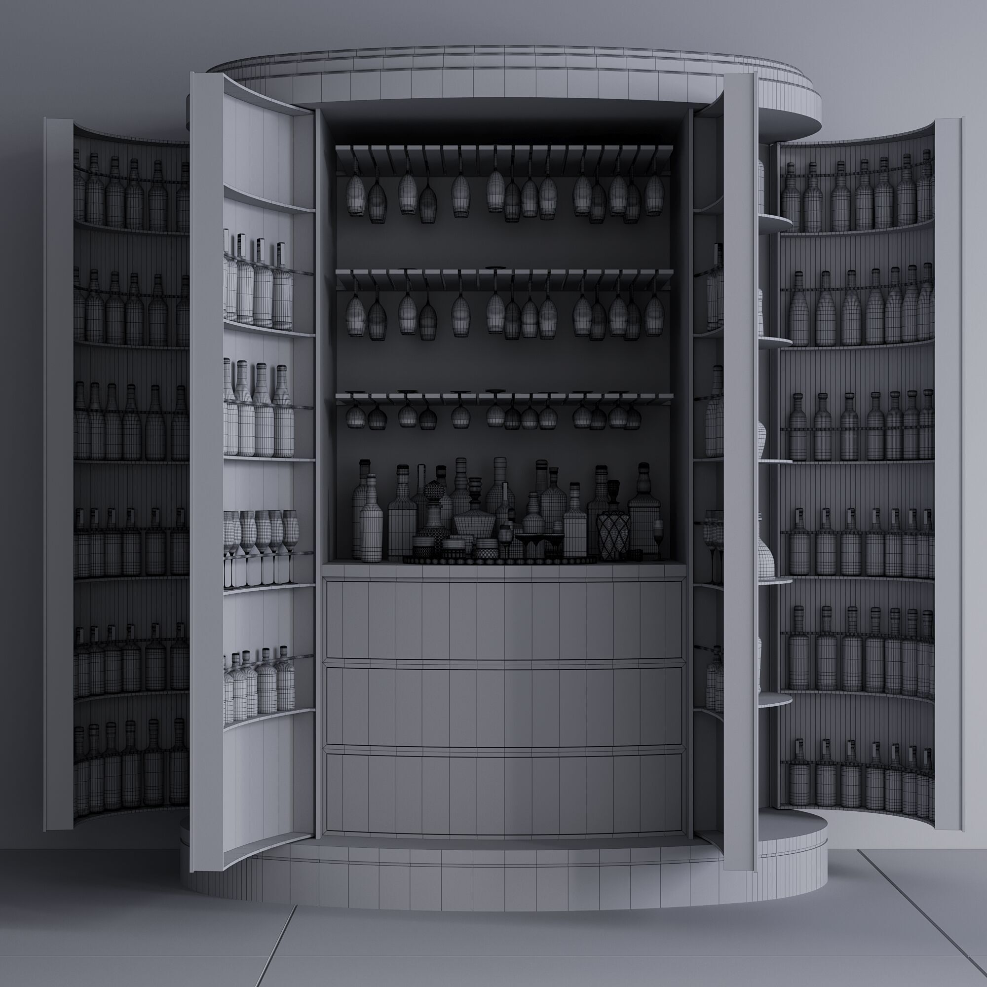 WINE CELLAR NO9 A 3D model_11