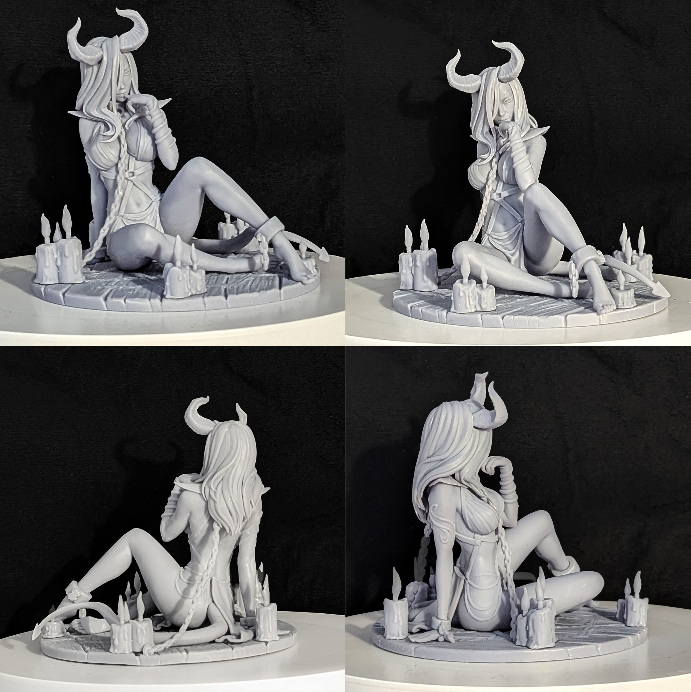 Demoness 02 3D print model_4