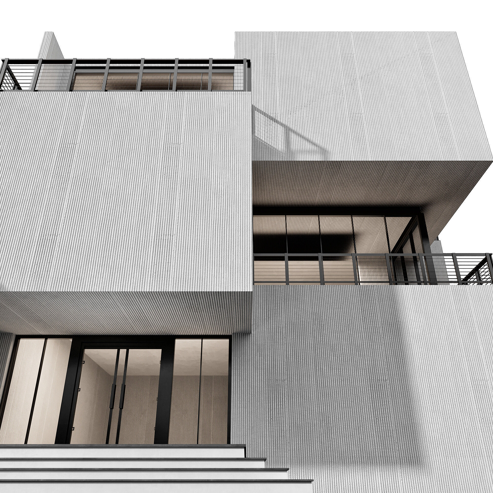 MODERN HOUSE NO6 A 3D model_3