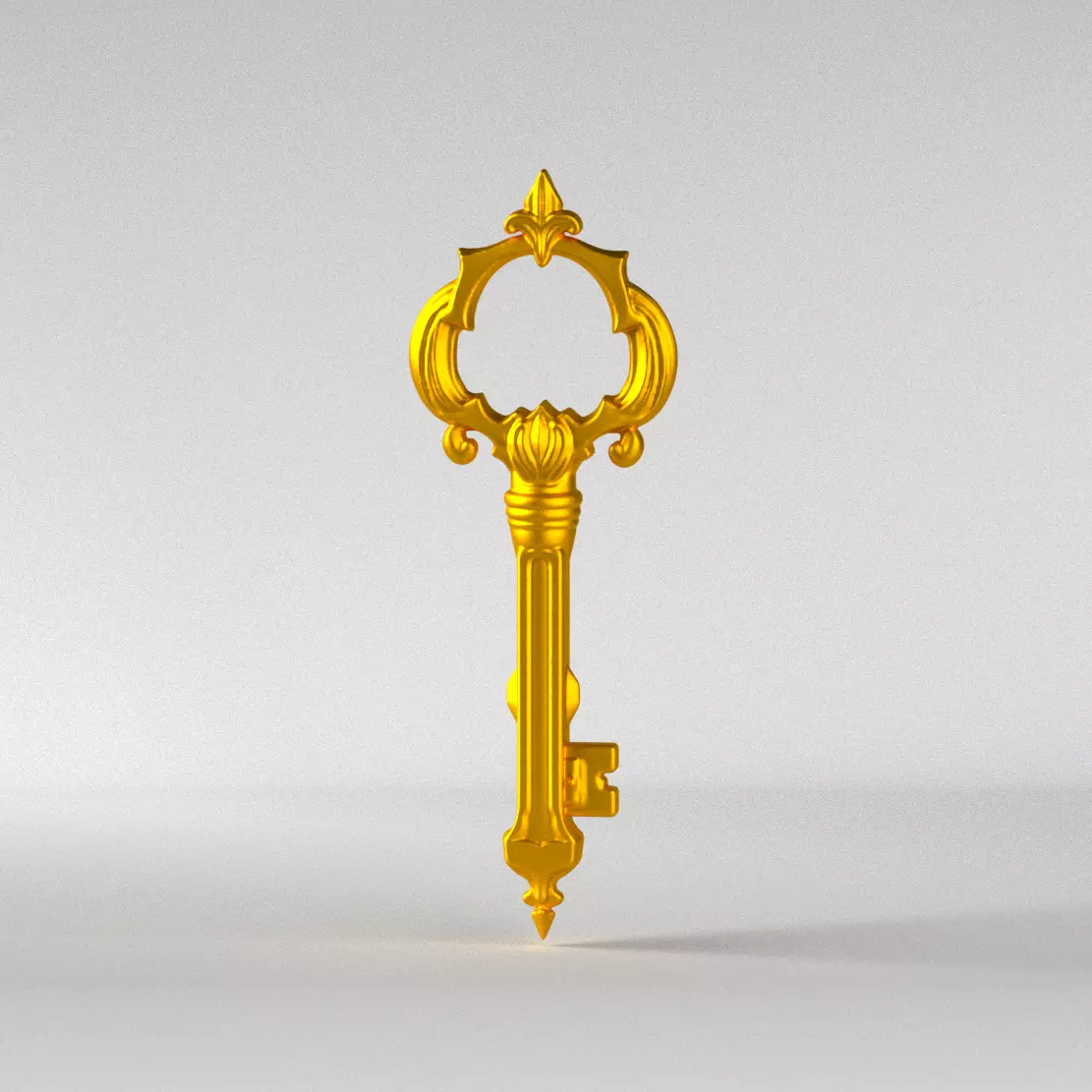 A Key 3D print model_0